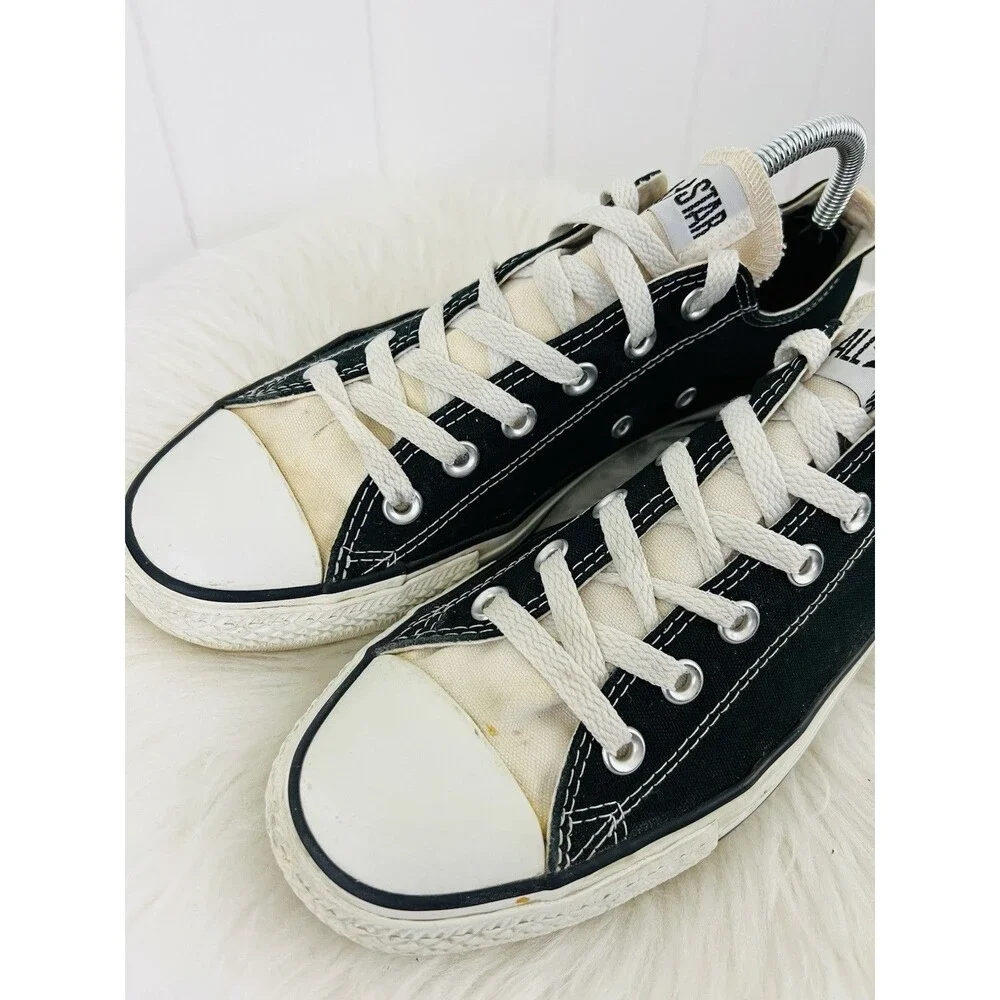Converse Chuck Taylor All Star Throwback Low Black & Cream Sneakers Shoes M8 W10